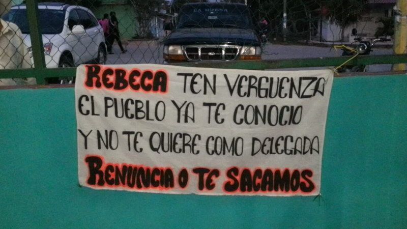Piden habitantes de Sergio Butrón Casas, destitución de “su delegada”