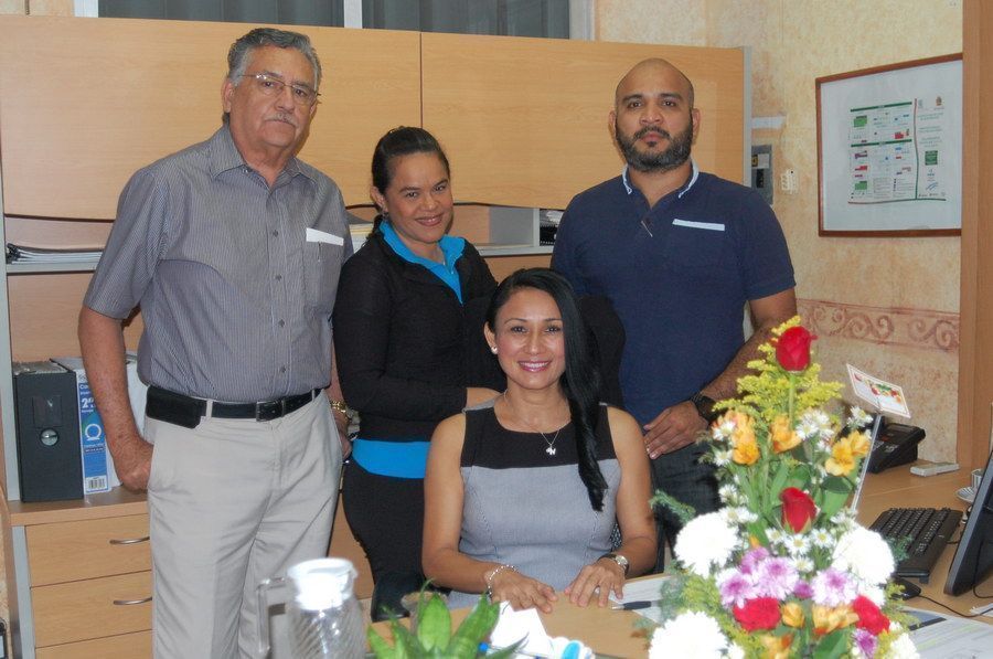 Con Marcela Sánchez Cortez, Luis Gonzales Pacheco y Jorge Marín Varela