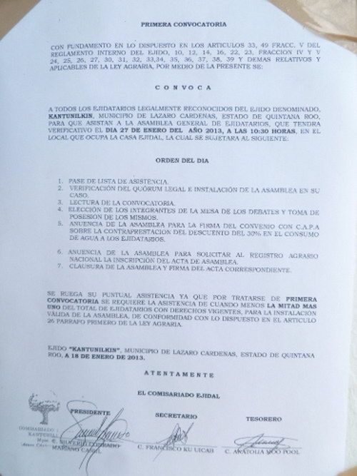 La CAPA “les juega chueco” a ejidatarios de Lázaro Cárdenas
