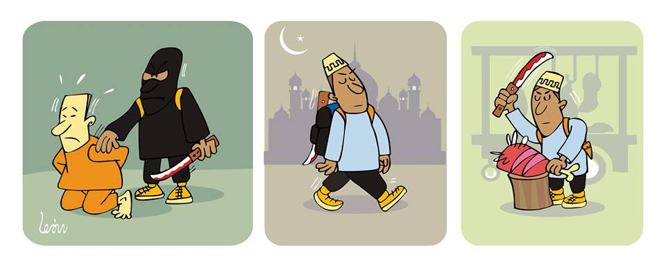LEON: Carnicero #caricatura