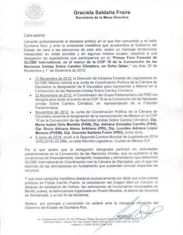 Diputada perredista niega derroche de recursos públicos