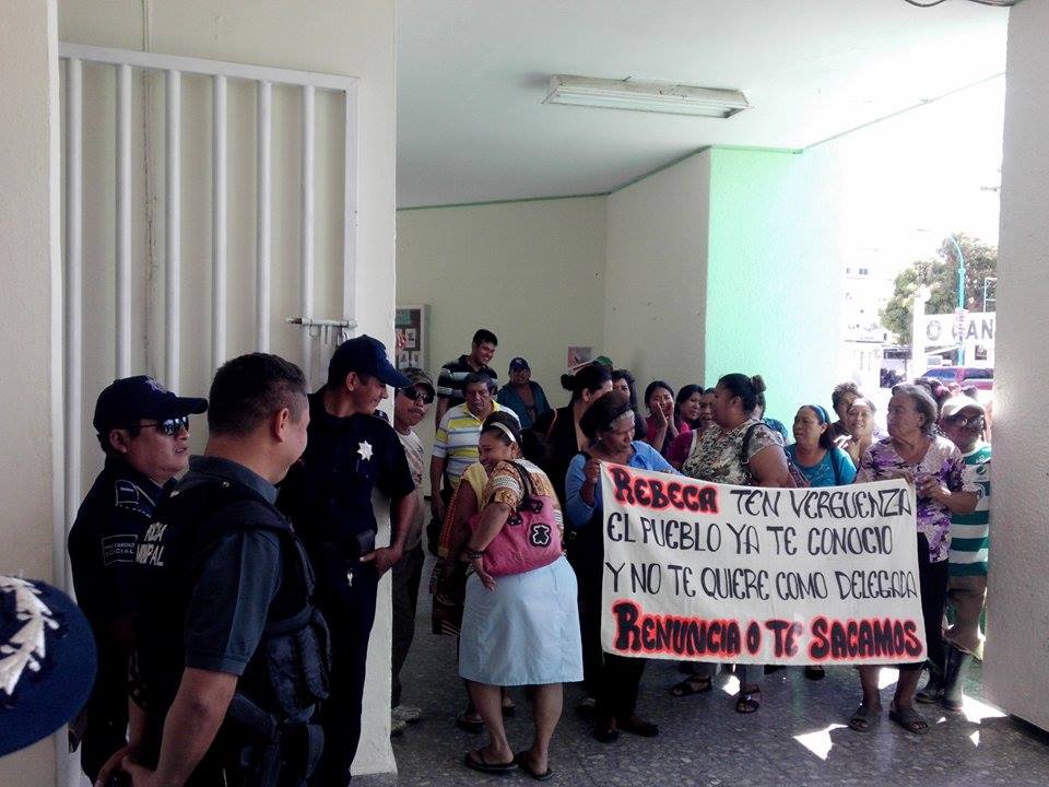 “Delegada de Butrón es protegida de la regidora Abigail Alonso Barradas”
