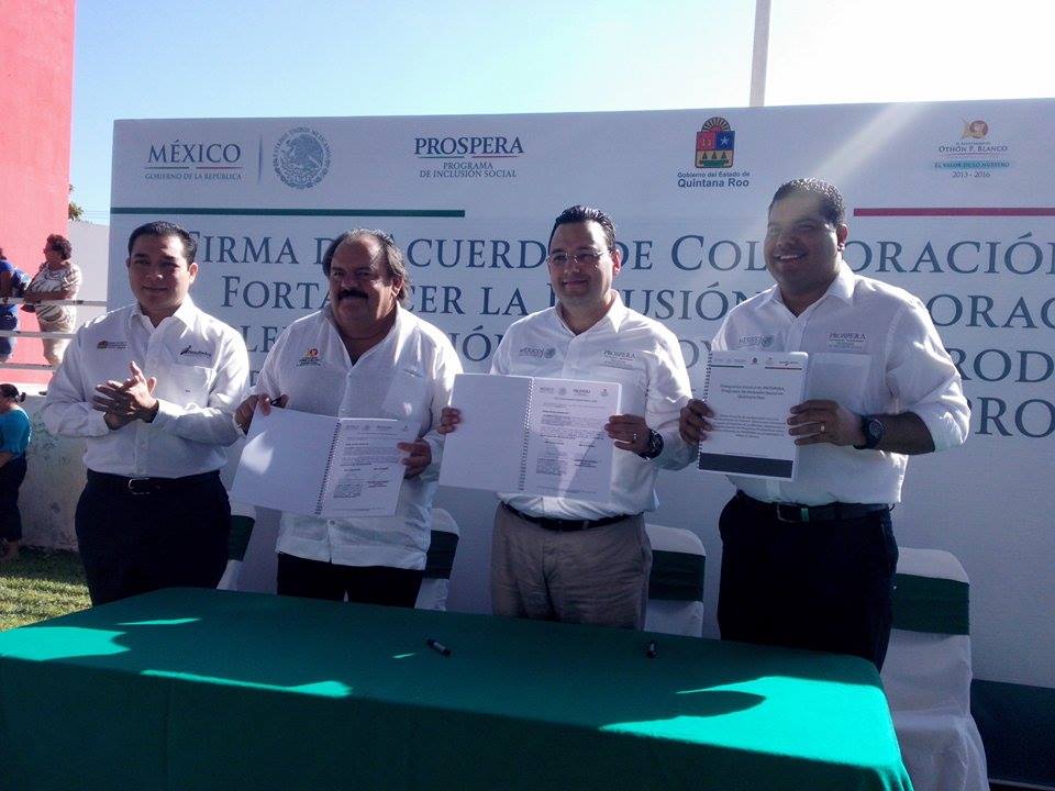 Continuarán beneficios de “Prospera” para Q. Roo