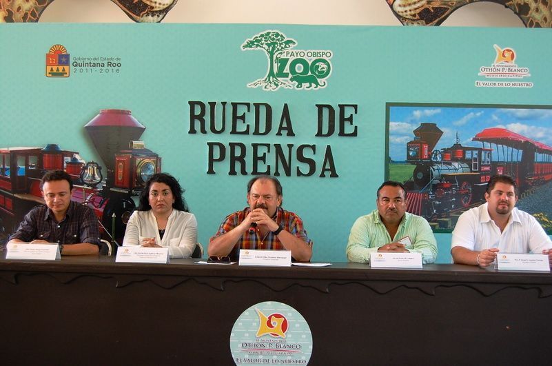 Presentan proyecto de rescate del tren en el zoológico Payo Obispo