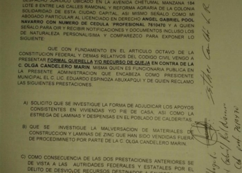 Evidencia fraude de personal del ayuntamiento de Othón P. Blanco