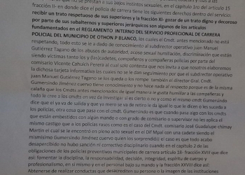 Denuncian corrupción, favores sexuales y privilegios en la Policía Municipal de Othón P. Blanco