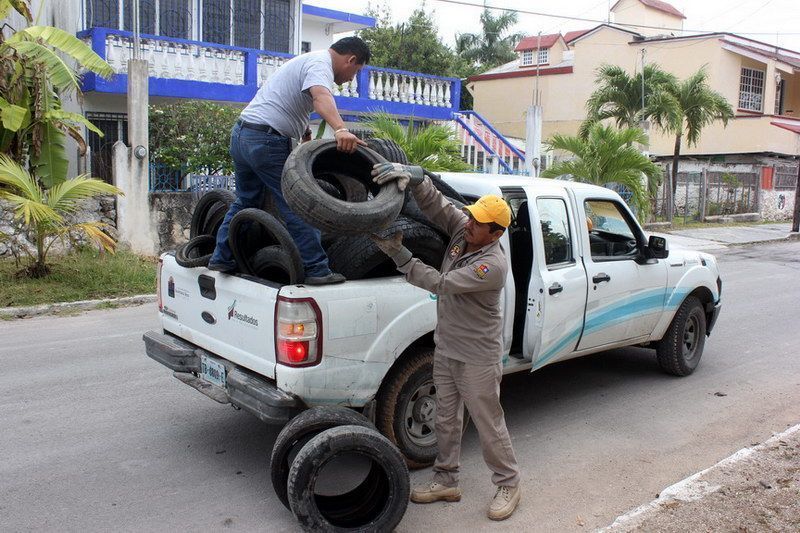 Inicia campaña de descacharrización en Bacalar