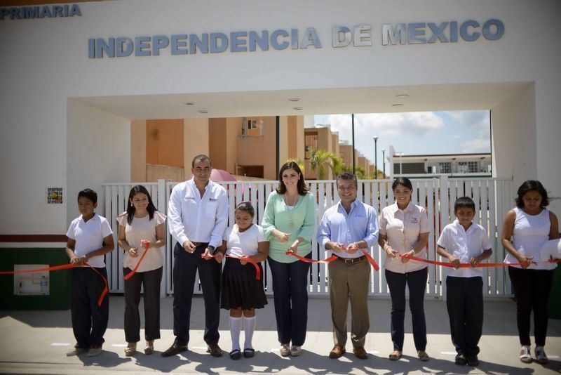 En Solidaridad se responde a la demanda educativa. Se inauguran kínder y primaria en Villas del Sol