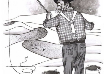 OMAR: Pescando en el desierto #caricatura
