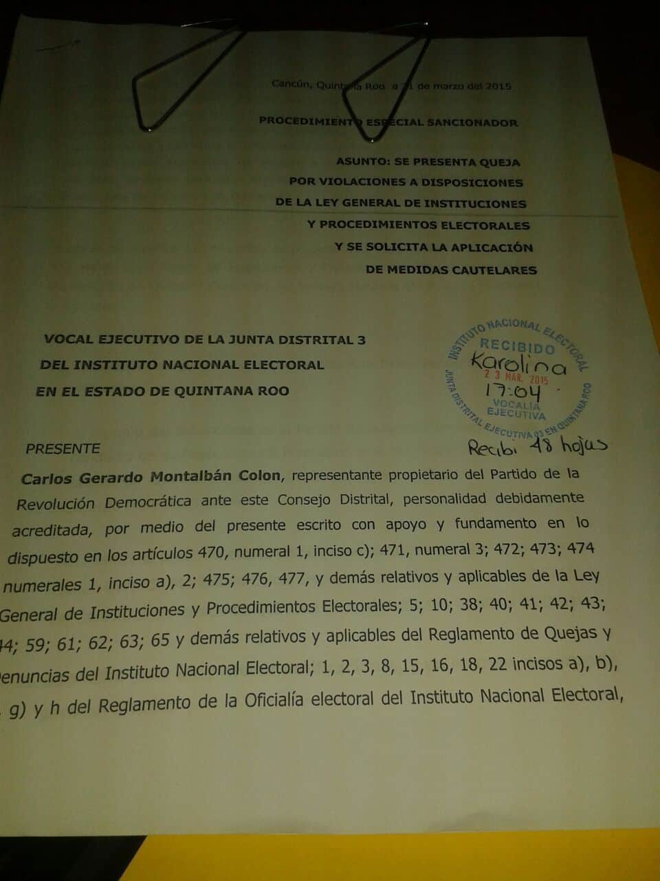 Exige PRD Al INE Suspender Entrega De Despensas Del PVEM