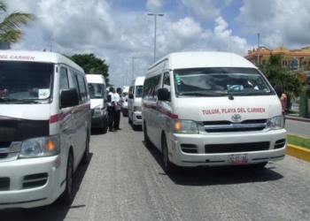 Colonos piden a autoridades de Tulum regular los paraderos de transporte público