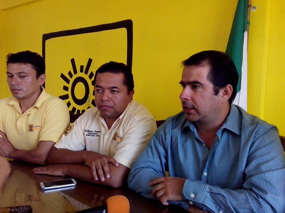 Exige PRD cese inmediato de jefe policiaco en Benito Juárez