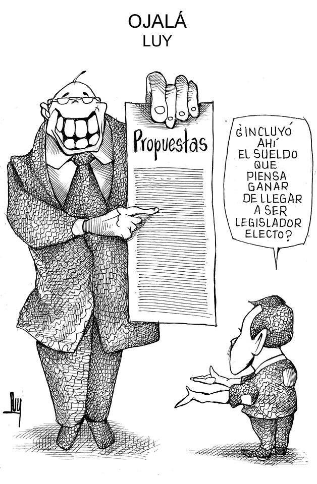 LUY: Ambiciosas propuestas #caricatura