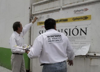 Clausura Cofepris 26 establecimientos en operativo de sanidad