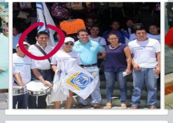 Campaña del panista, Mahmud Chnaid viola el LGIPE?