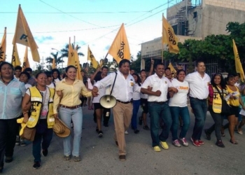 Respalda Emiliano Ramos a candidatos del Prd en Q. Roo
