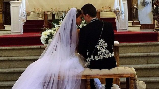 Manuel Velasco y Anahí se casan en San Cristobal de las Casas