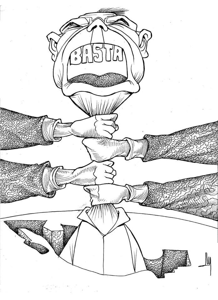 LUY: Hasta el cuello #caricatura
