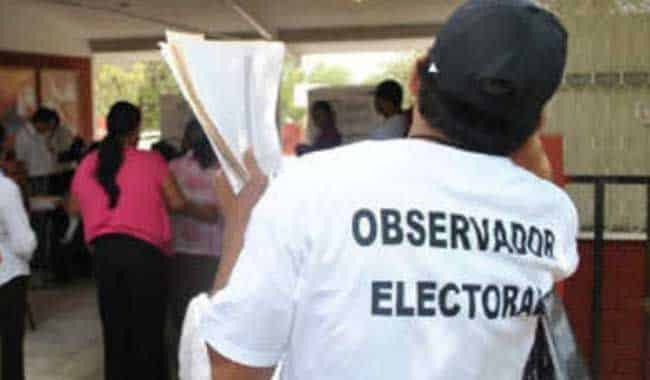 Brillan por su ausencia observadores electorales
