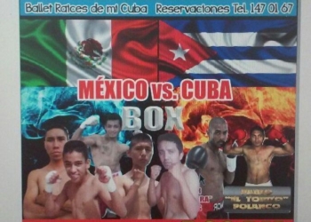 Magna velada boxística “México Vs. Cuba” en el Salón Raíces de Playa del Carmen