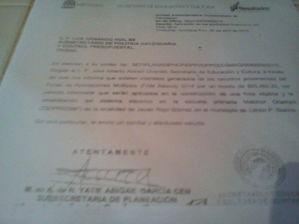 ¿La SEyC se está embolsando recursos destinados a mejorar la infraestructura educativa?