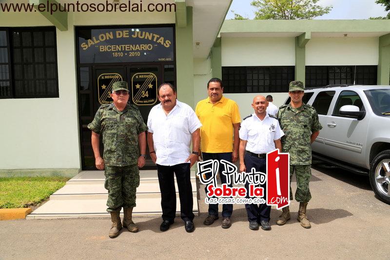 Abuxapqui refuerza coordinación con las fuerzas armadas
