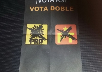 Campaña negra denuncia PRD en Consejo distrital 03