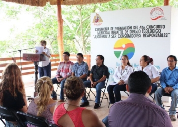 En Bacalar, premian a niños del Concurso Municipal de Dibujo Ecológico
