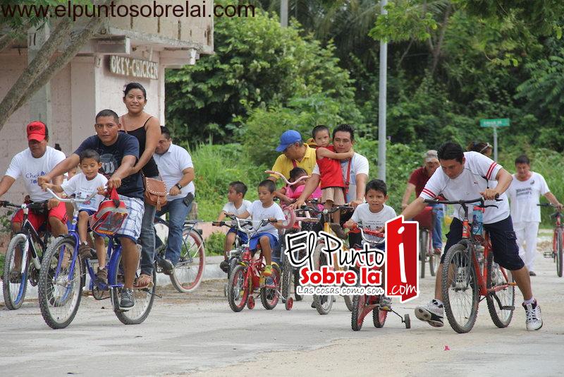Padres e hijos convivieron en Bacalar
