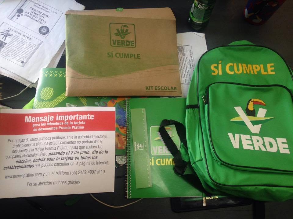 Cinismo del Partido Verde