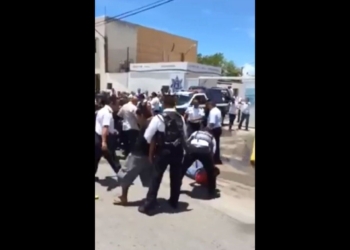 El origen de la manifestación en el palacio municipal