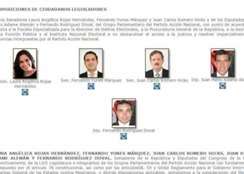 Legisladores federales exigen seguridad y legalidad en las elecciones del 7 de junio