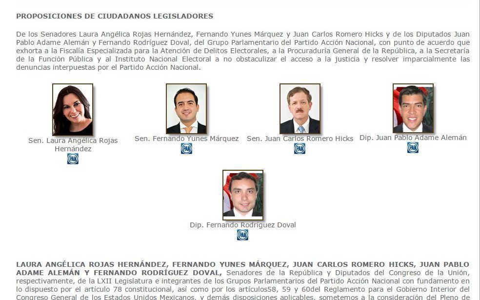 Legisladores federales exigen seguridad y legalidad en las elecciones del 7 de junio