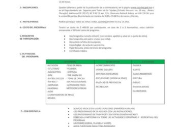 Inicia Inscripciones Para El Programa Vacacional Baaxlo’ob Paalalo’ob 2015