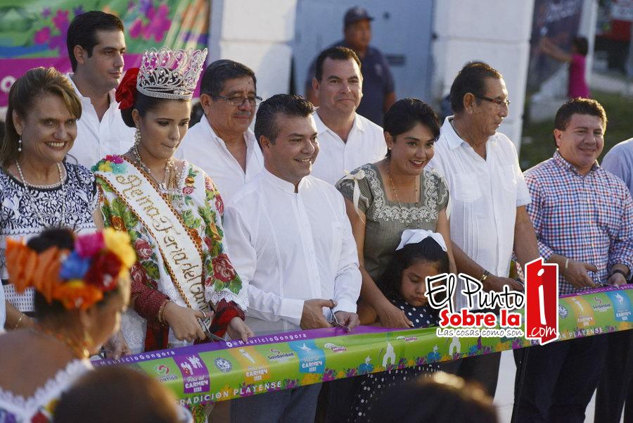 Inaugura Mauricio Góngora la Feria del Carmen 2015