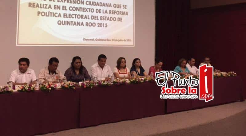 PAN y PRD se ponen “sus moños” y no asisten al foro ciudadano sobre la reforma electoral de Quintana Roo