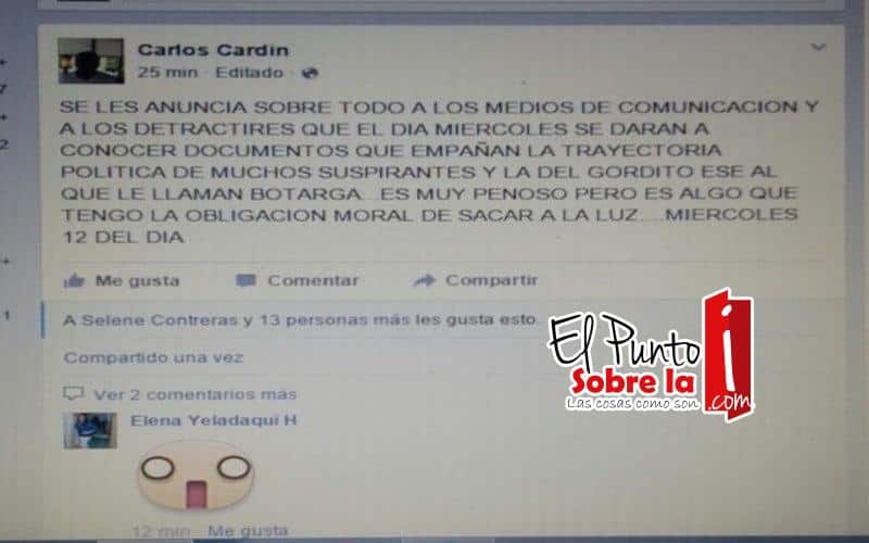 Veterano priista se presume víctima de una guerra sucia, al argumentar que están usando su Facebook para denostar al gobernador