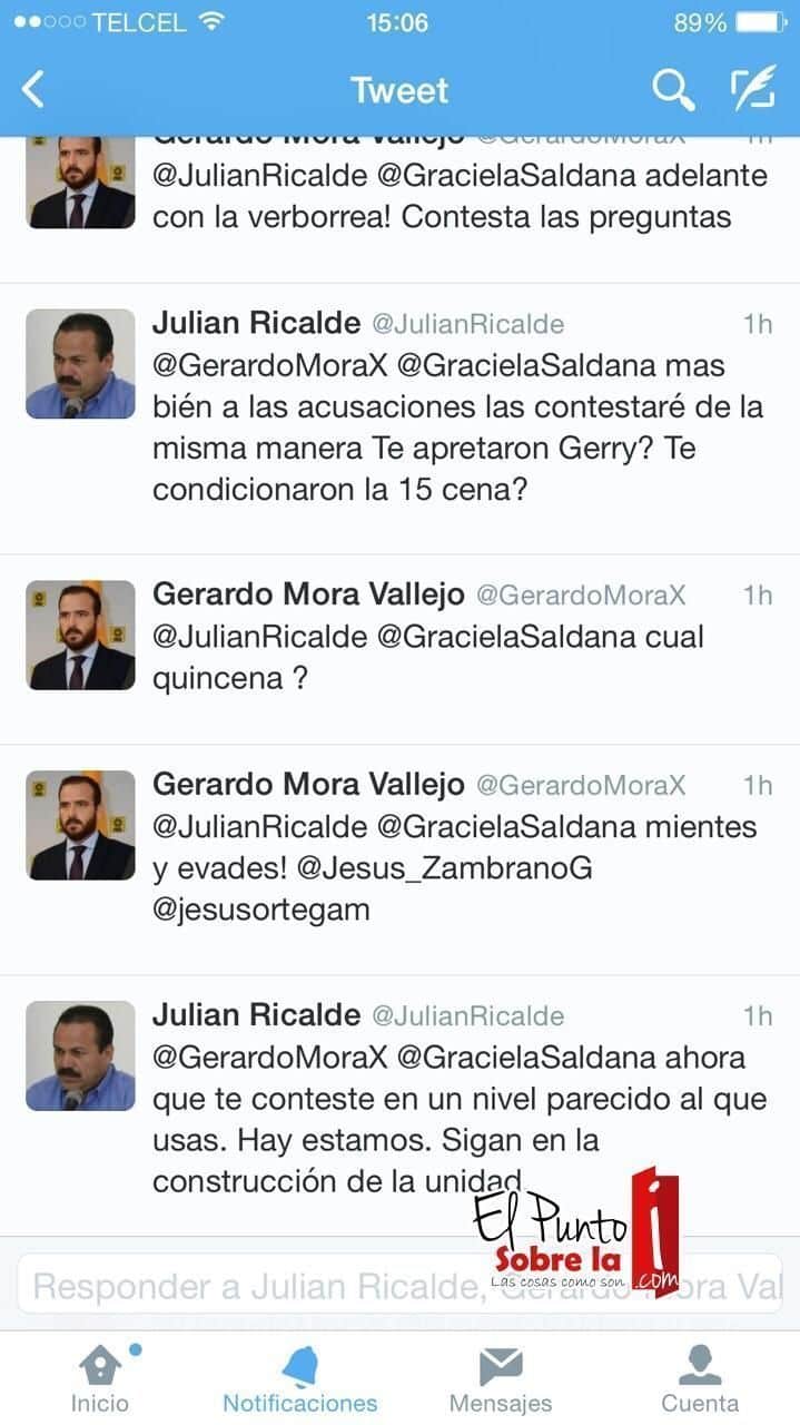 Julián Ricalde y Gerardo Mora se agarran del “chongo” en redes sociales