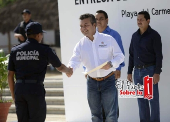 Cumple Mauricio Góngora con profesionalizar a la policía municipal