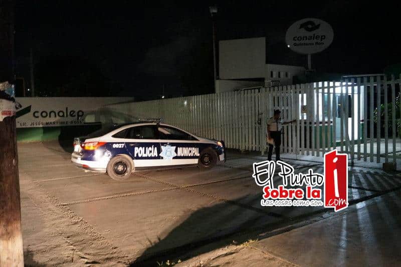 Cacos visitan el Conalep-Chetumal, pero no logran robarse nada