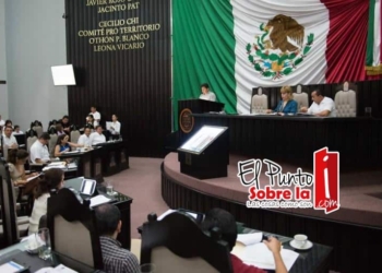 Merman bancadas partidistas en el Congreso de Quintana Roo