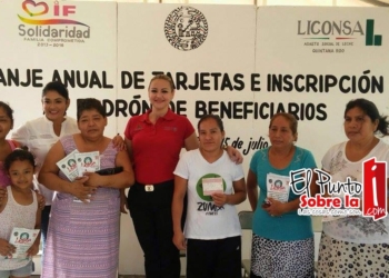 Inicia Liconsa canje de tarjetas y ampliación del padrón en Solidaridad