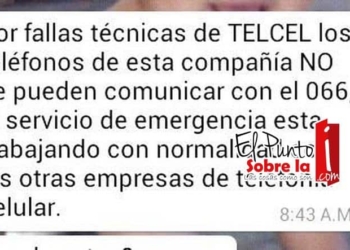 Compañías telefónicas dejan sin numero de emergencias a Chetumal