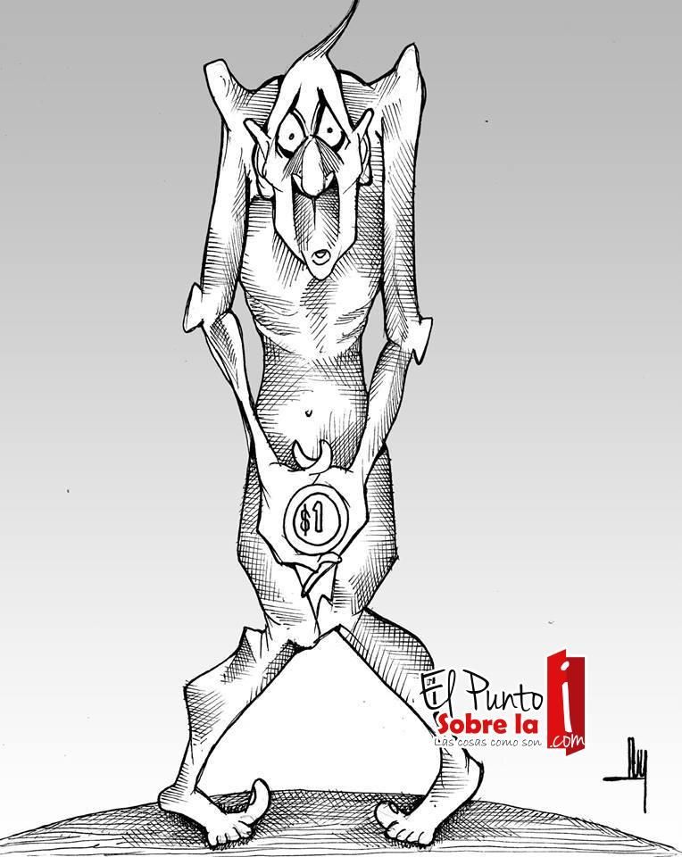 LUY: En cueros #caricatura