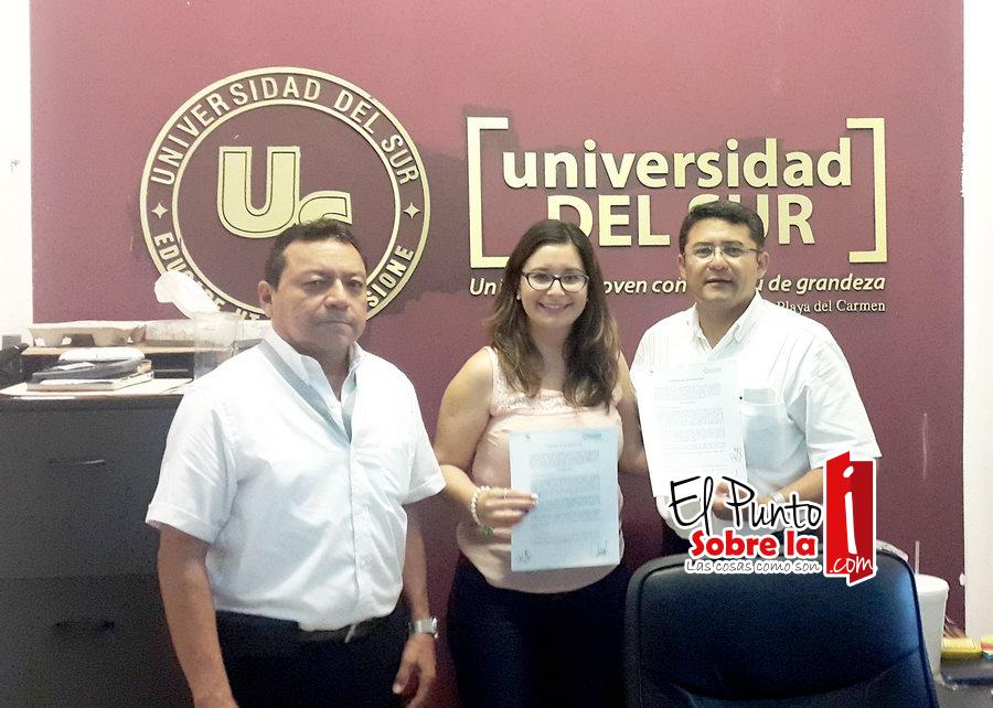 CTM firma importante convenio con Universidad del Sur el Playa del Carmen