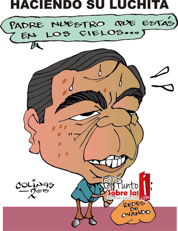 COLINAS: Haciendo su luchita #caricatura
