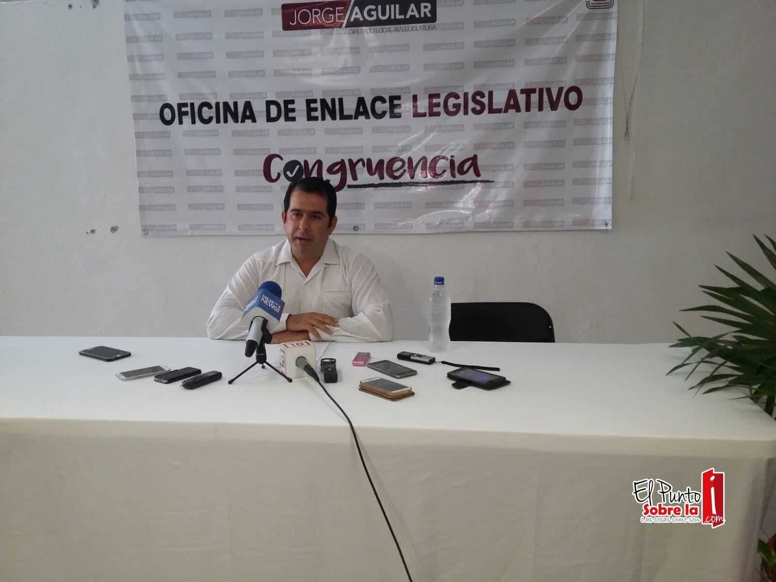 El diputado independiente Jorge Aguilar insiste en la comparecencia de Secretarios del gabinete de Beto Borge