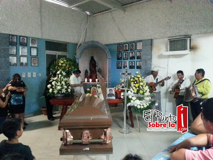 Último pase de lista y despedir al policía ministerial Cristian Adolfo Dzul Hay