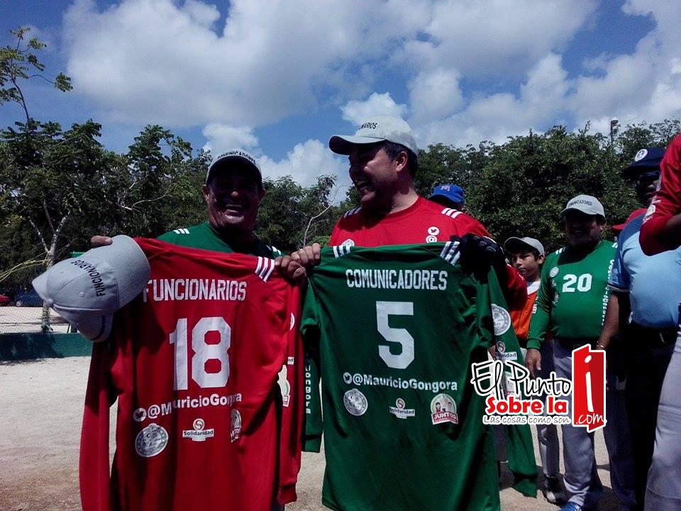 Deporte reúne a Comunicadores de Chetumal y Funcionarios de Solidaridad