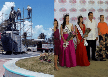 Masacran monumentos, mientras Lilián Villanueva pierde el tiempo en pasarelas